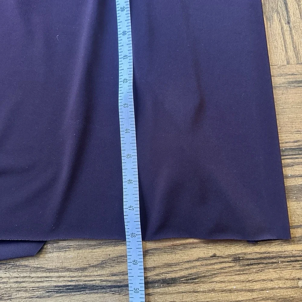 Sympli Womens Brown Purple Kaftan Maxi Drama Dress V Neck 3/4 Sleeve Size 10